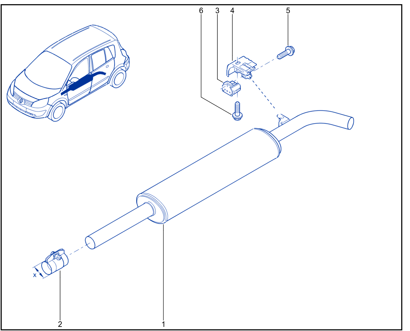 Exhaust Pipe - 01084852