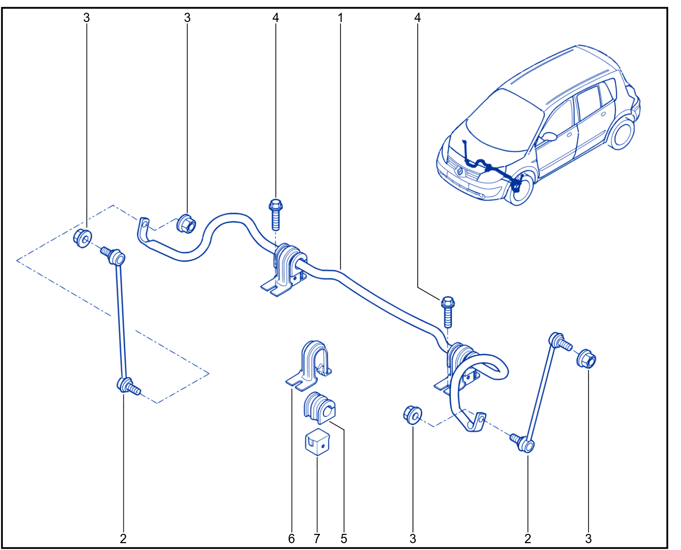 Front Anti-Roll Bar - 01084859