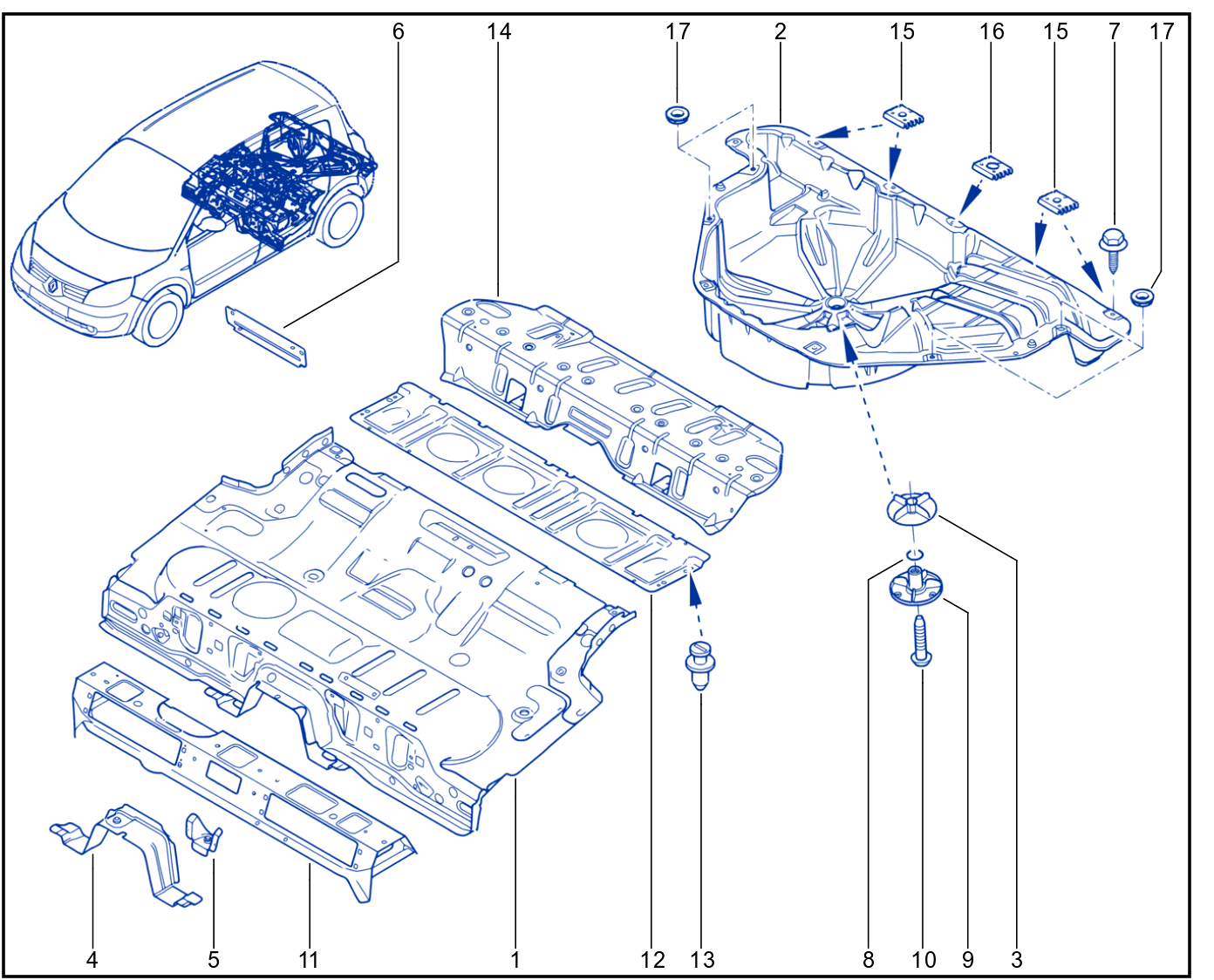 Rear Floor - 01084901