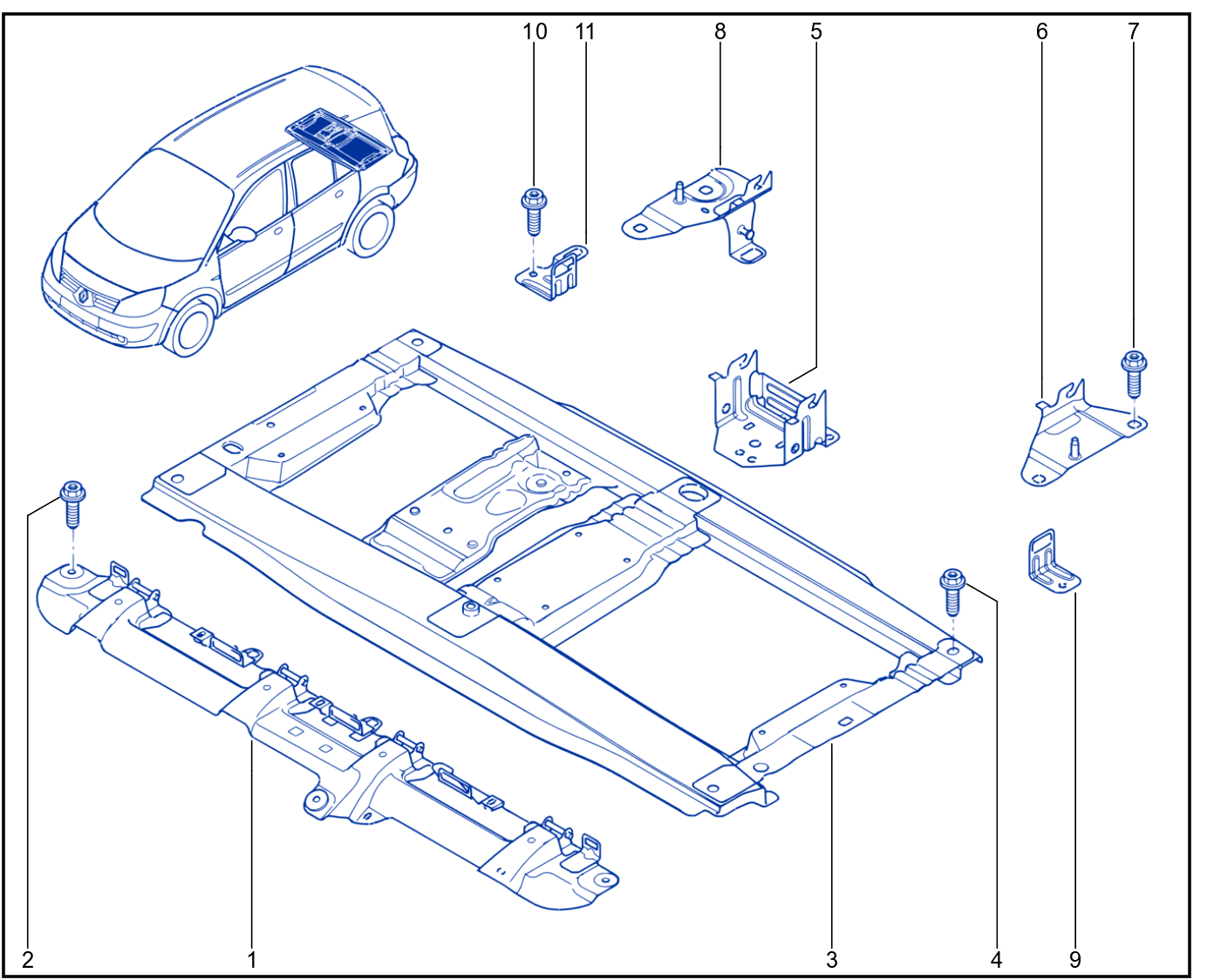 Rear Floor - 01084902