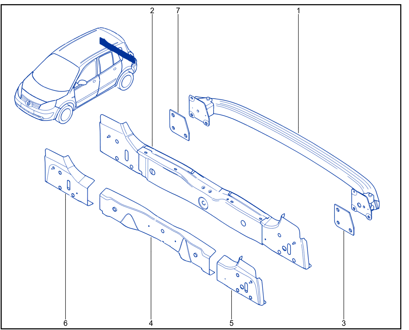 Rear End Panel - 01084907