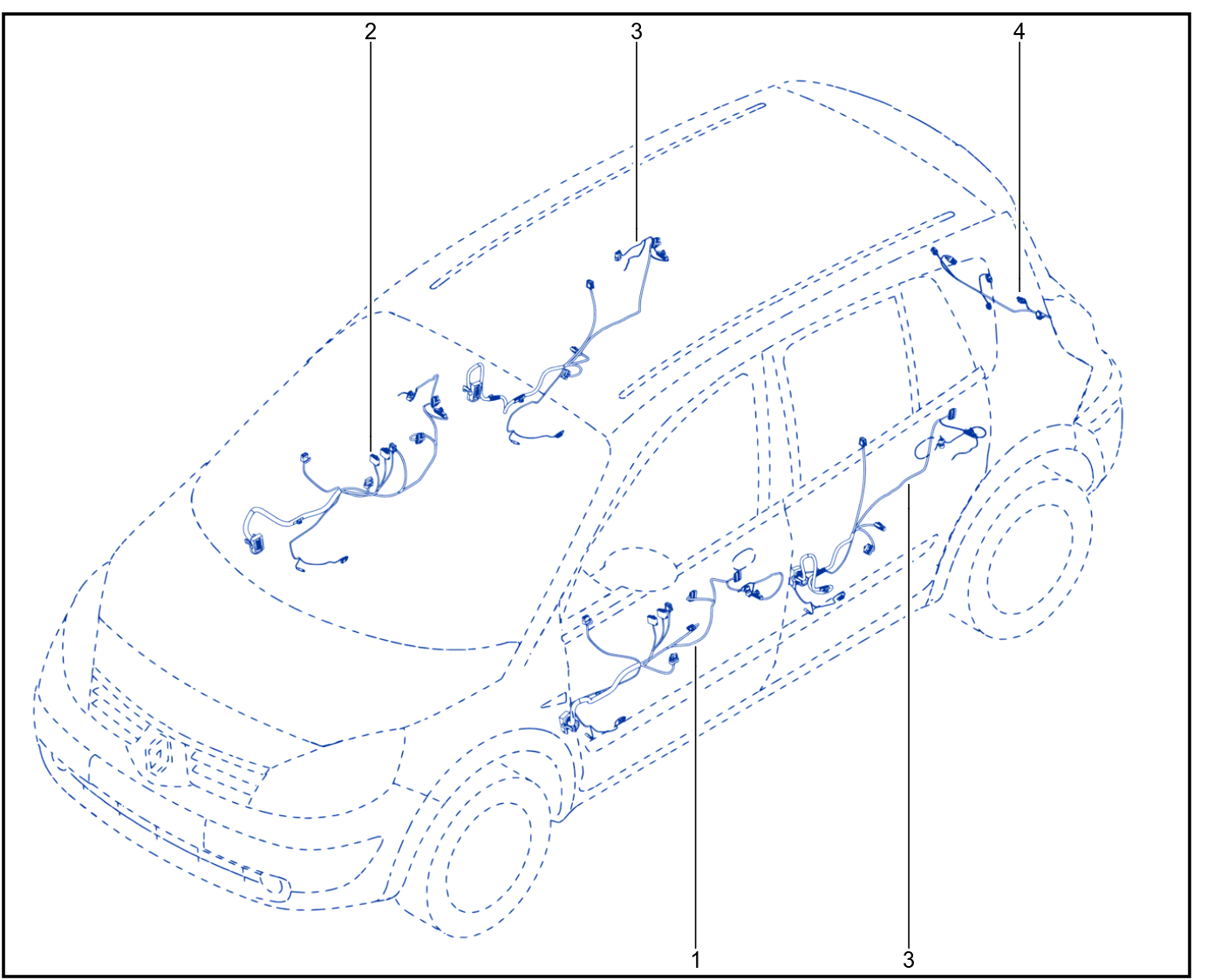 Wiring - Opening Element Components - 01084921