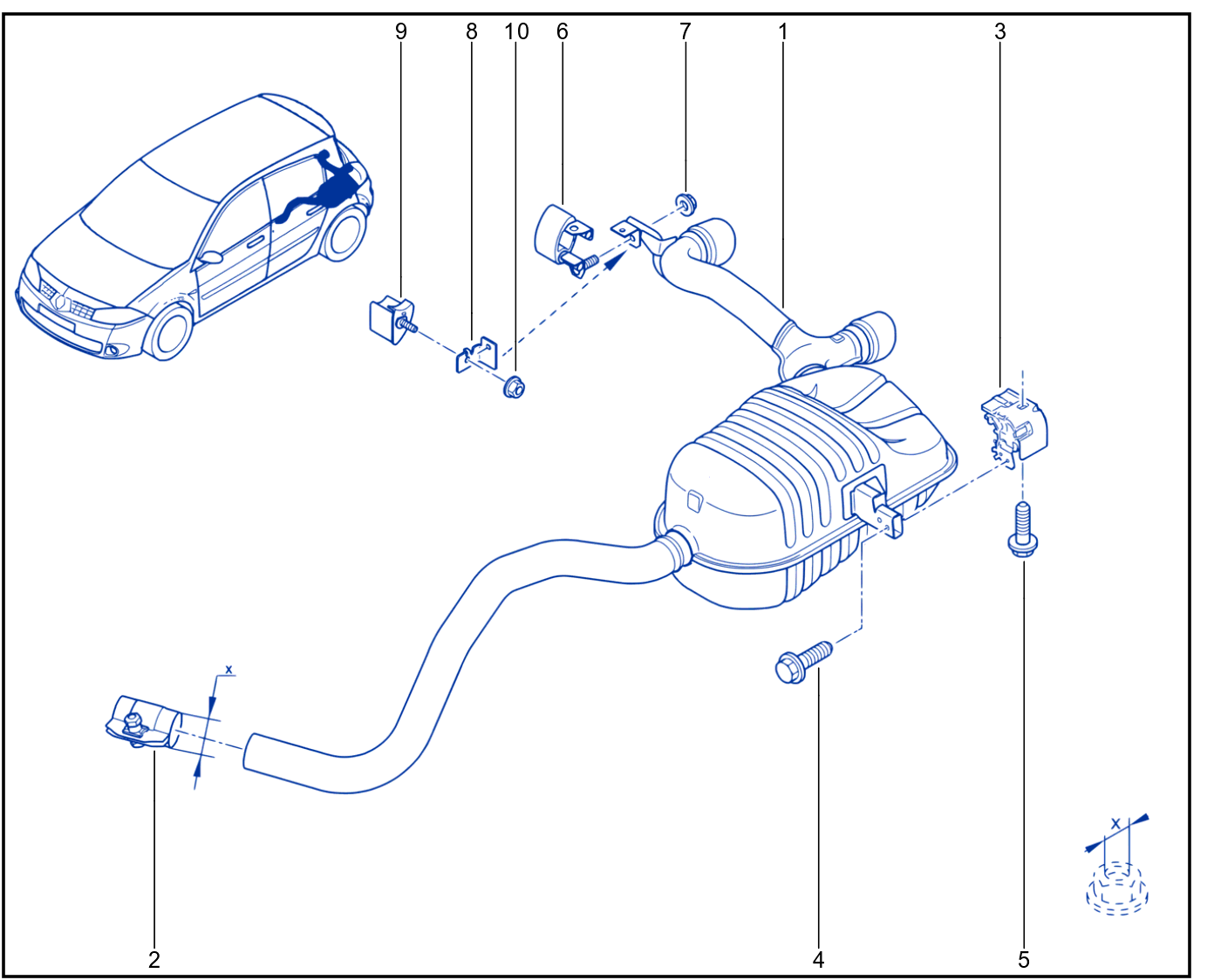 Exhaust Pipe - 01084989