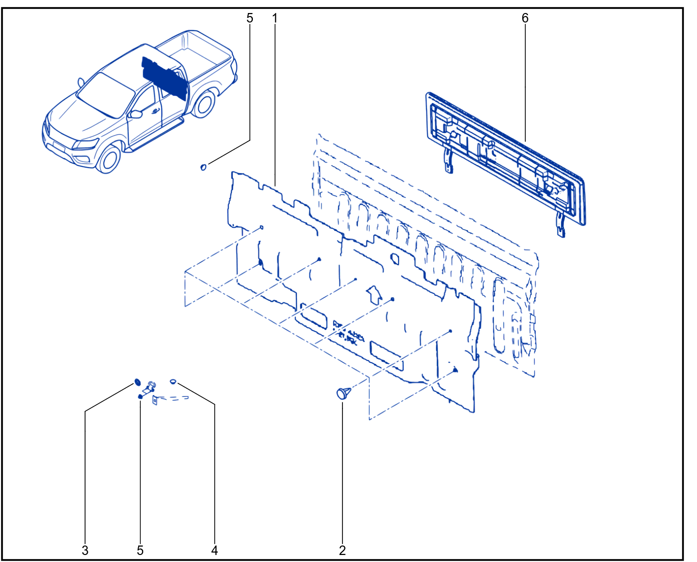 Luggage Compartment Trim - 01085010