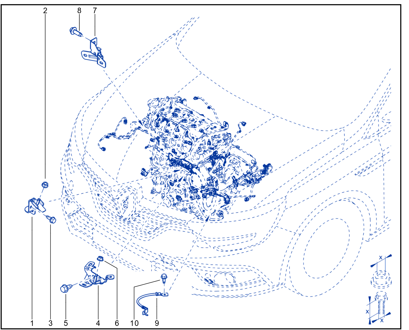 Wiring - Engine Components - 01085056