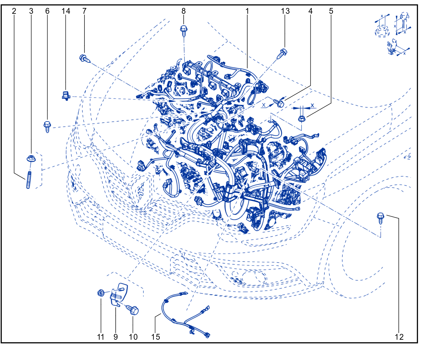 Wiring - Engine Components - 01085057