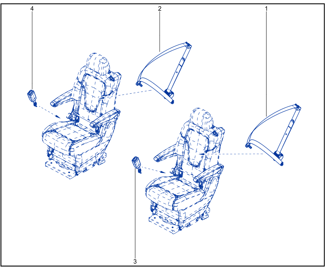 Rear Seat Belt - 01085085