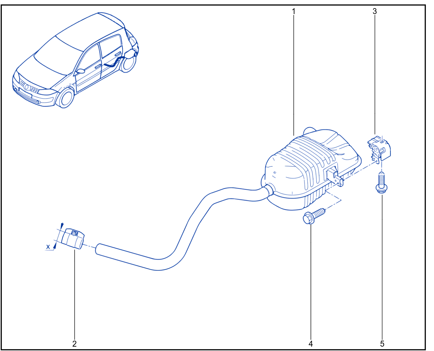 Exhaust Pipe - 01085436