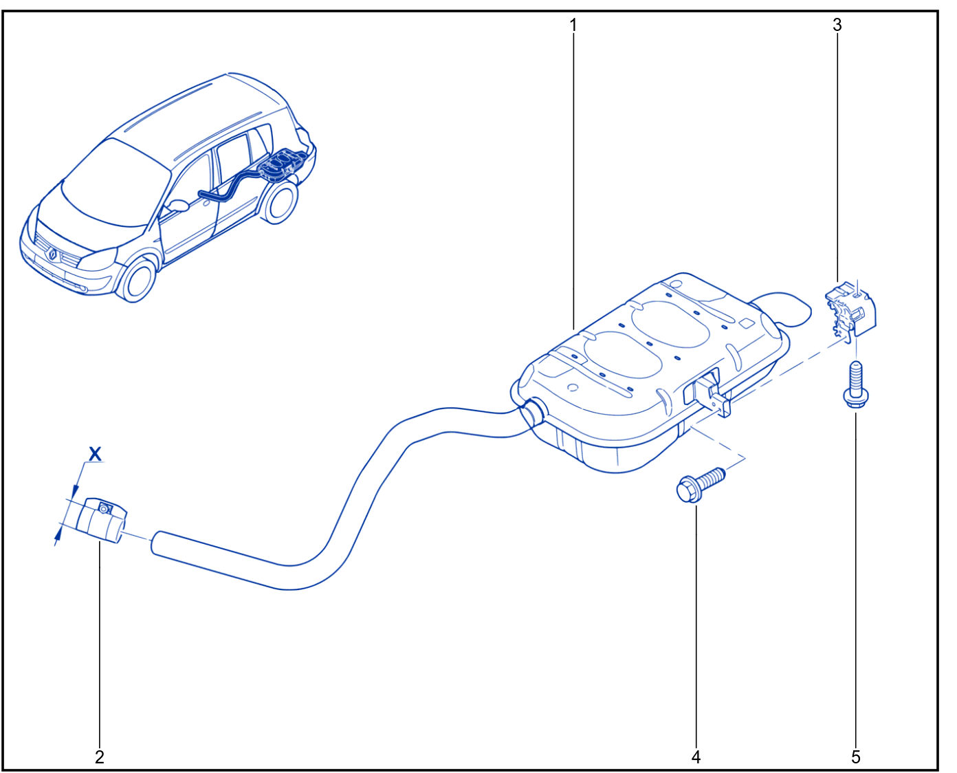 Exhaust Pipe - 01085481