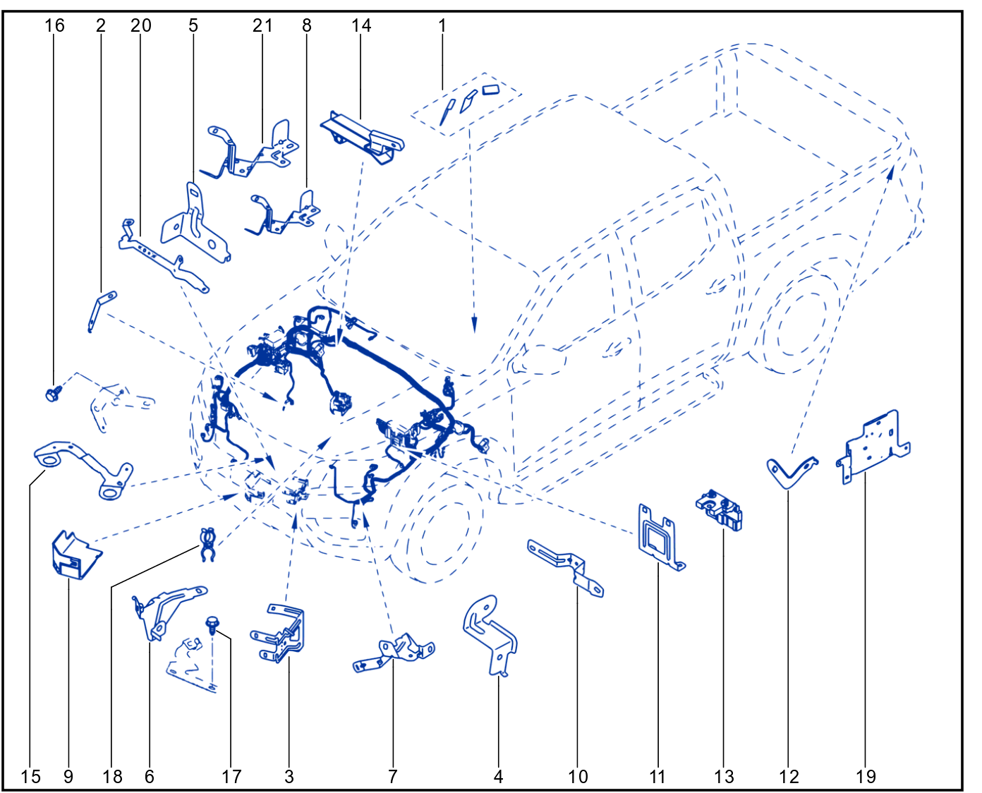 Wiring - Engine Components - 01085553
