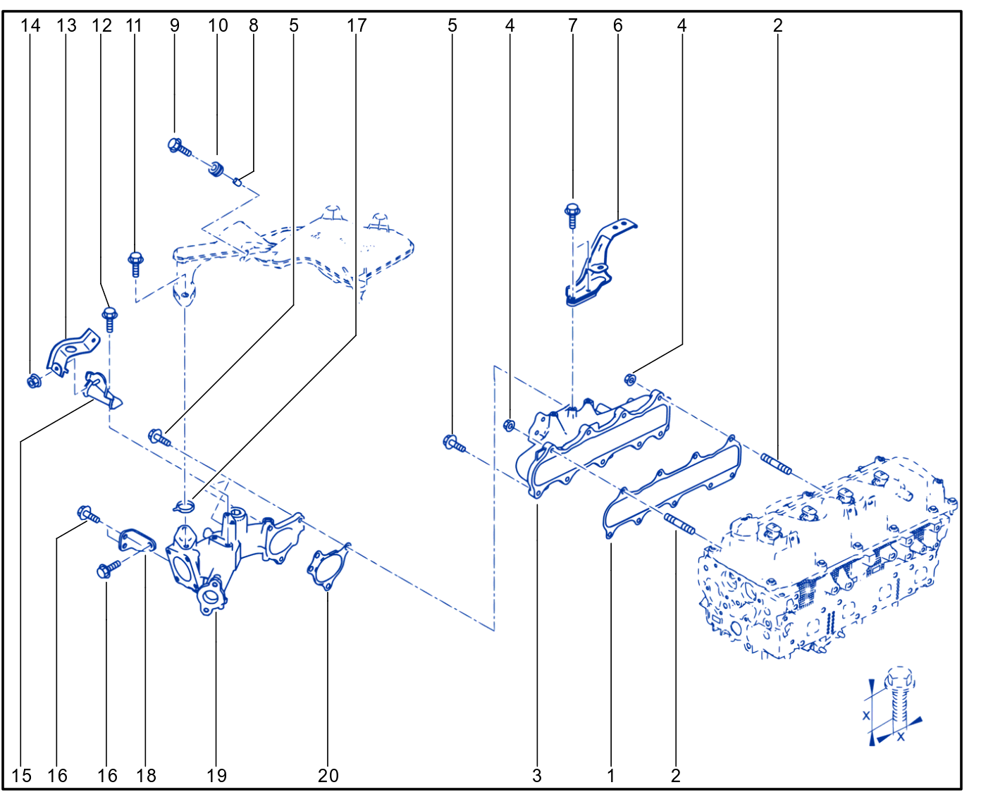 Exhaust Manifold - 01085694