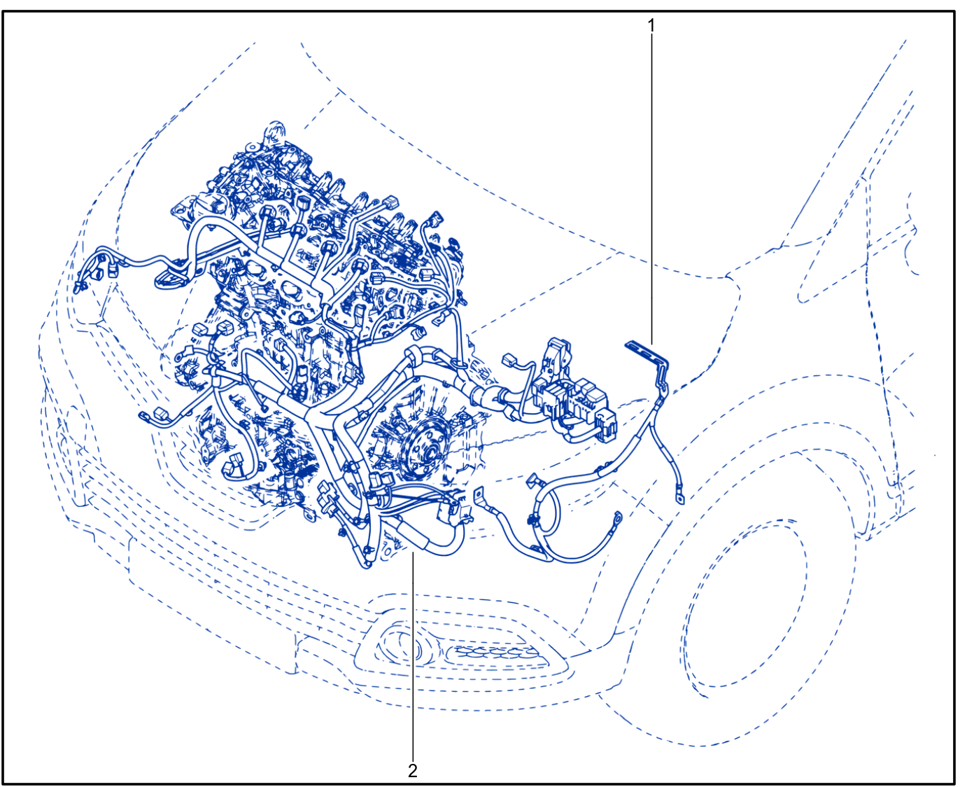 Wiring - Engine Components - 01085732