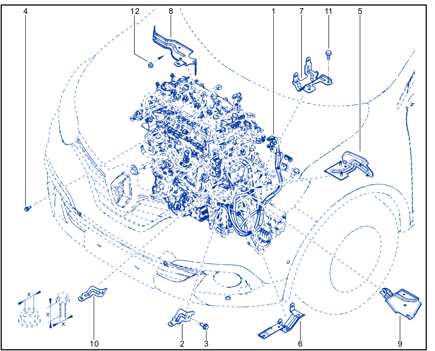 Wiring - Engine Components - 01085834