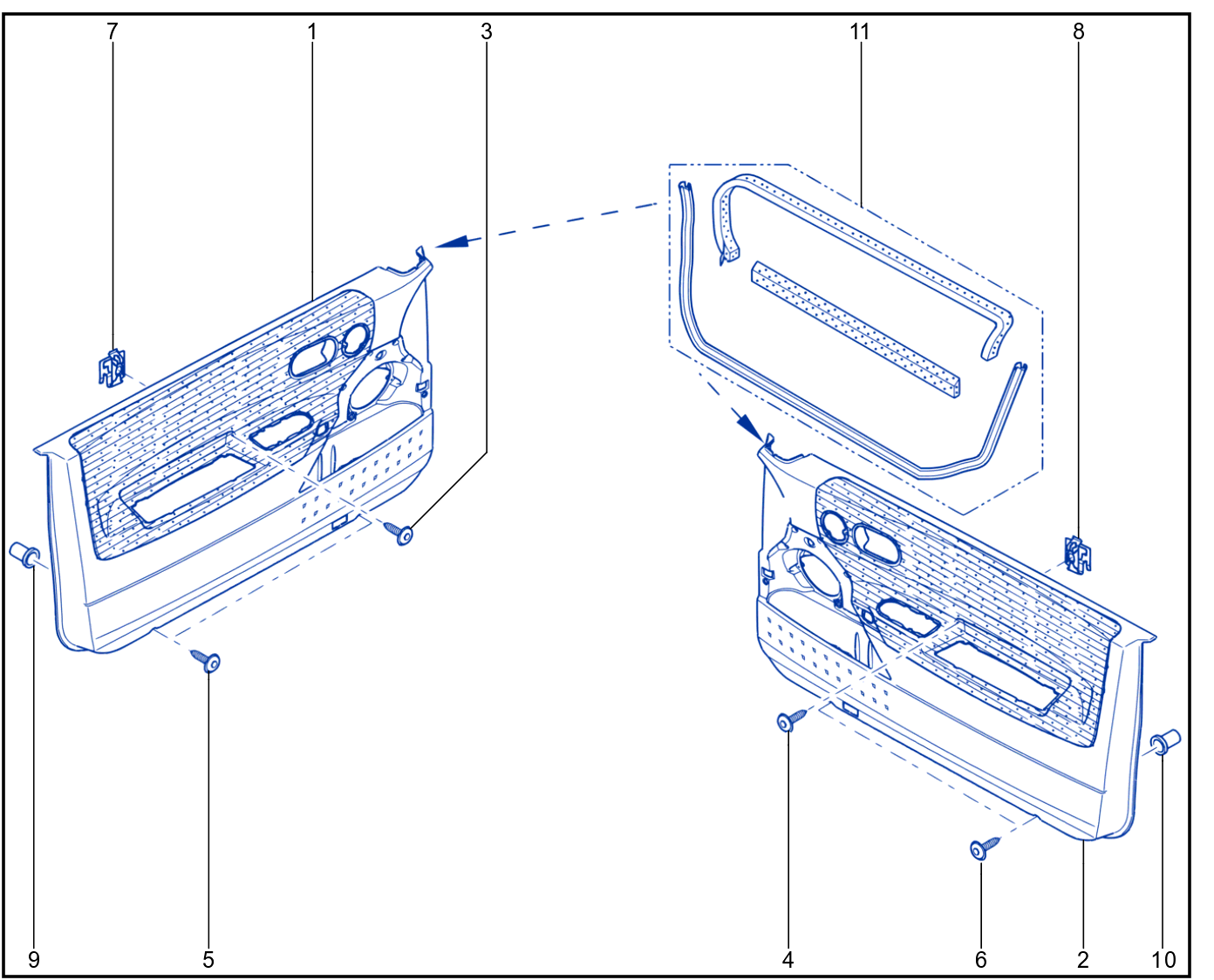 Side Opening Element Trim - 01085840