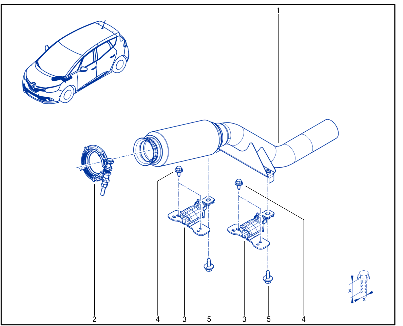 Exhaust Pipe - 01085850