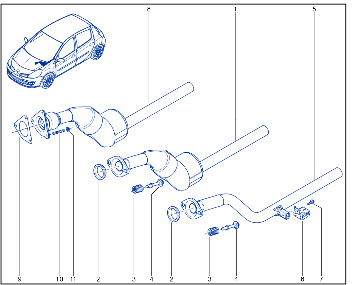 Exhaust Pipe - 01085857