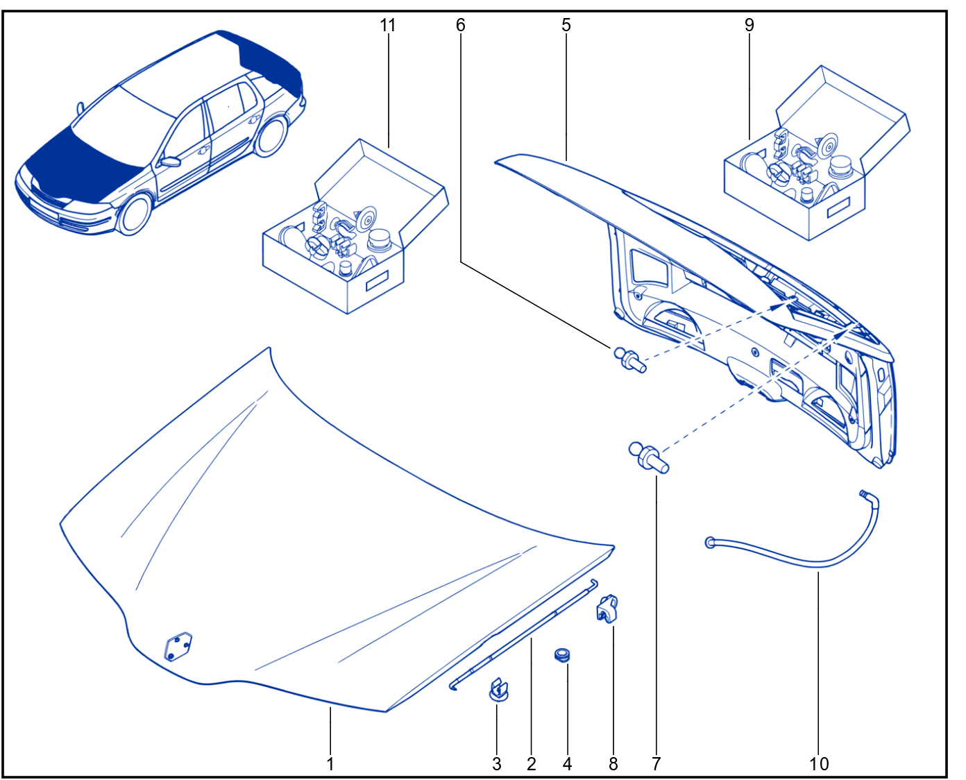 Front Opening Element Panelwork - 01085988