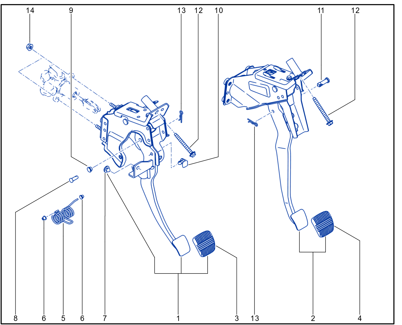 Pedal Assembly - 01086061