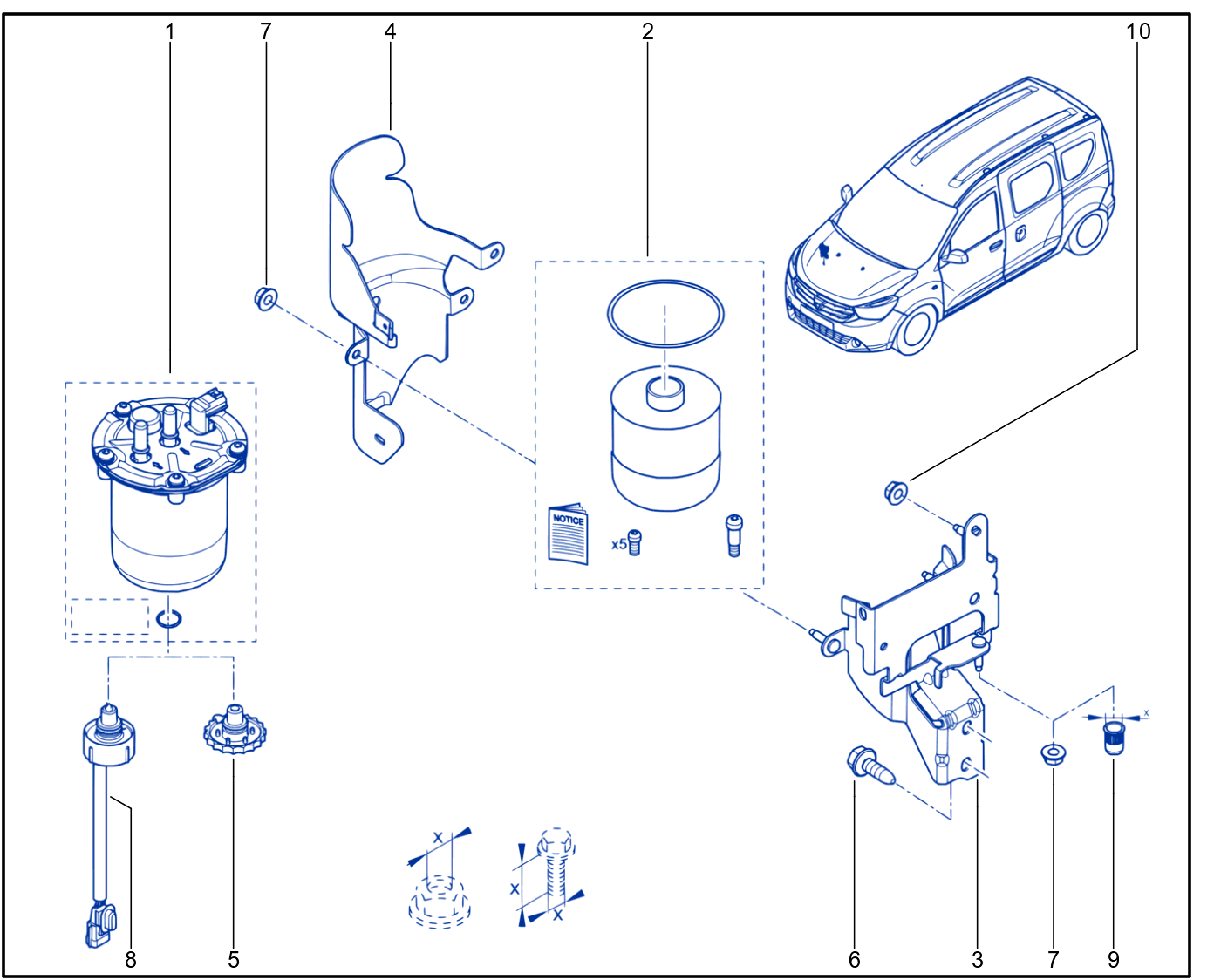 Fuel Filter - 01086135
