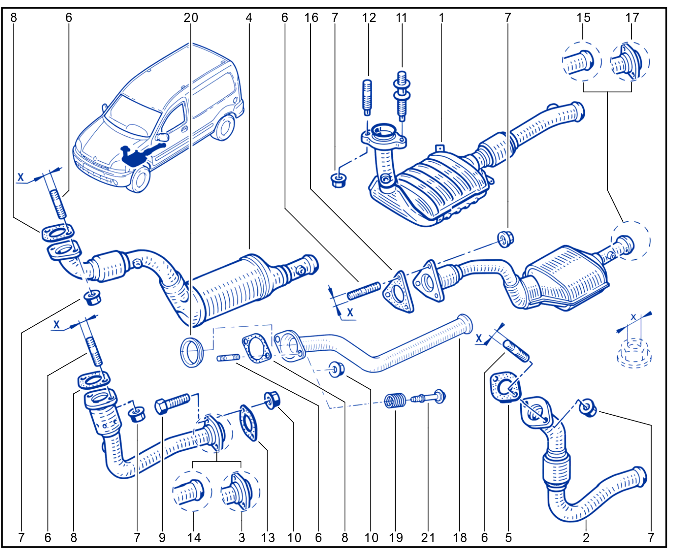 Exhaust Pipe - 01086147