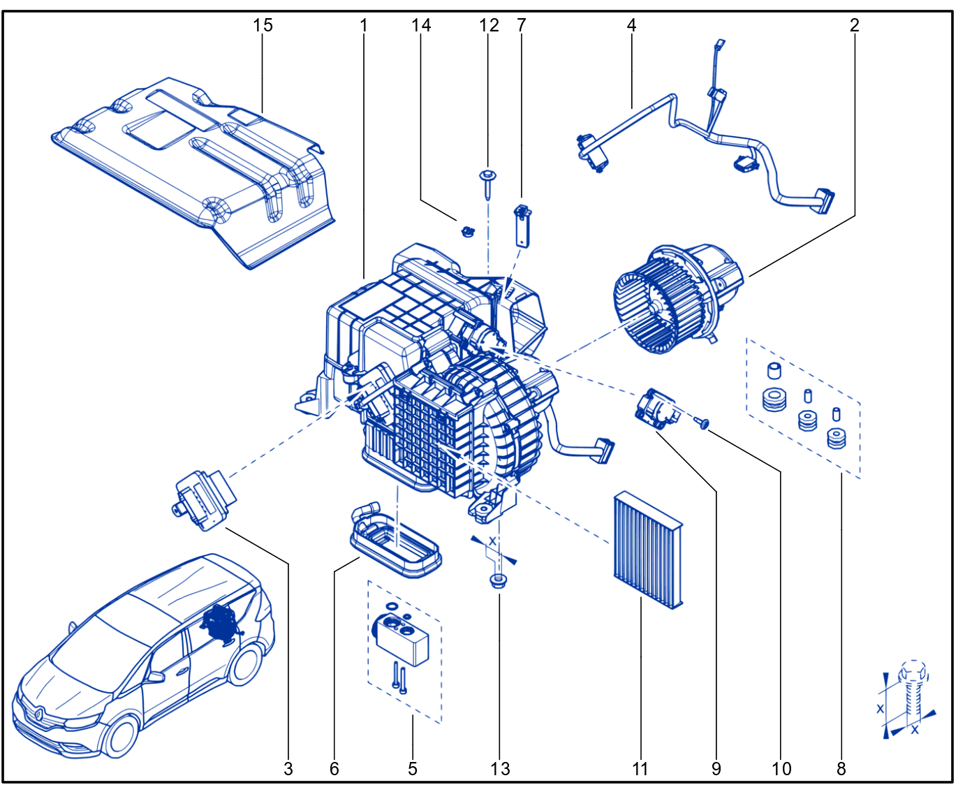 Passenger Compartment Filter - 01086182