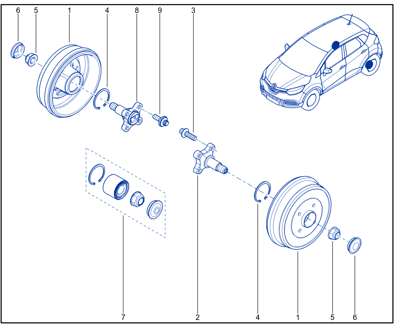 Rear Axle Component - 01086217