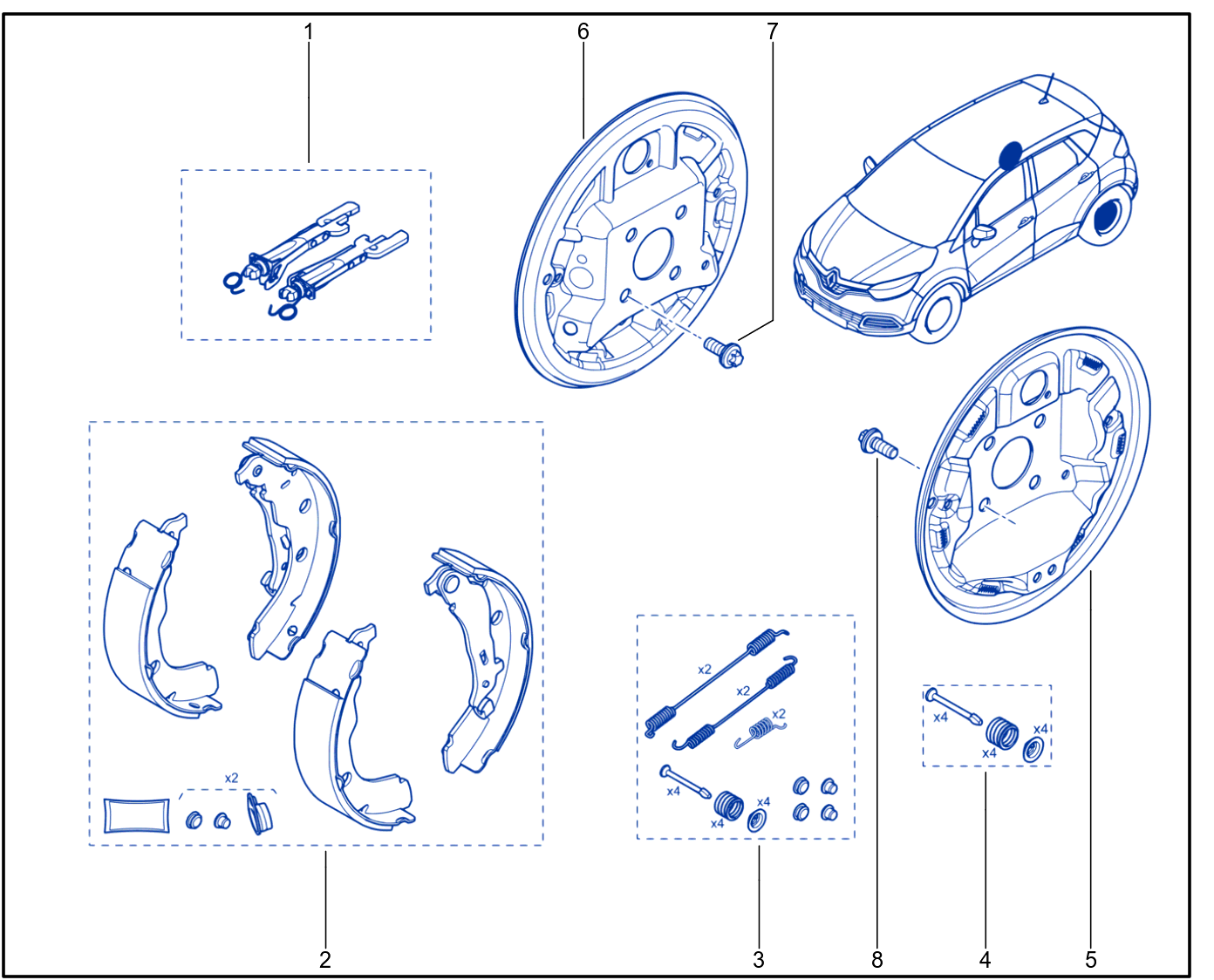 Rear Brake - 01086222