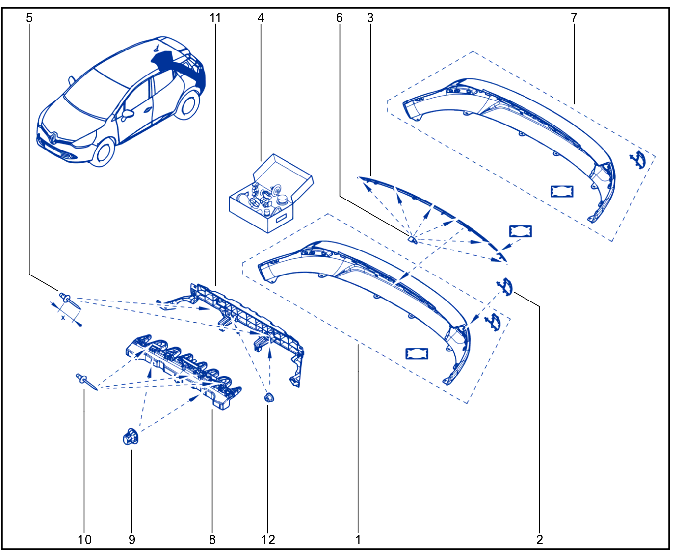 Rear Bumper - 01086263