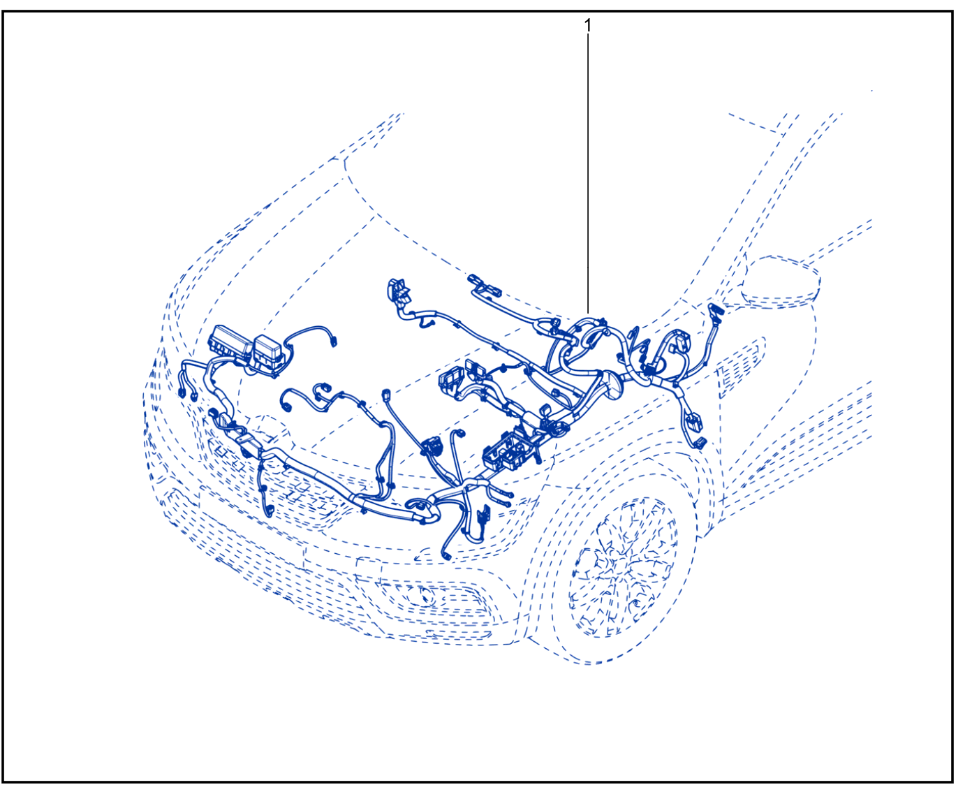 Wiring - Front End Panel Components - 01086291
