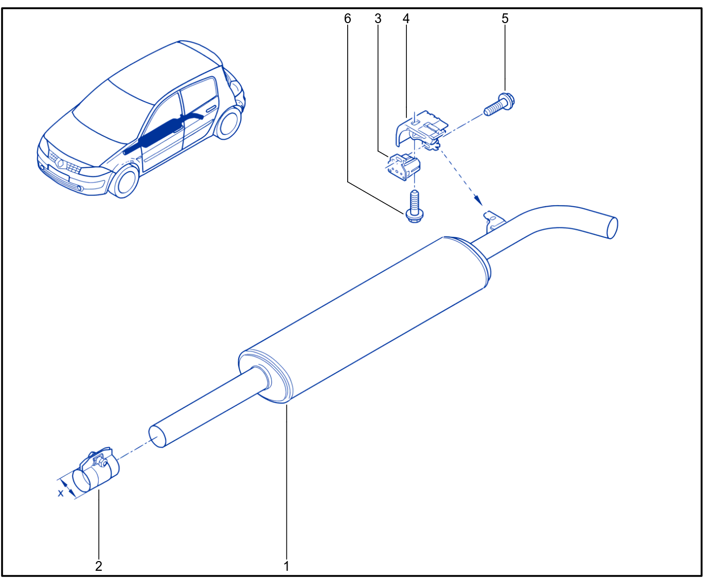 Exhaust Pipe - 01086412