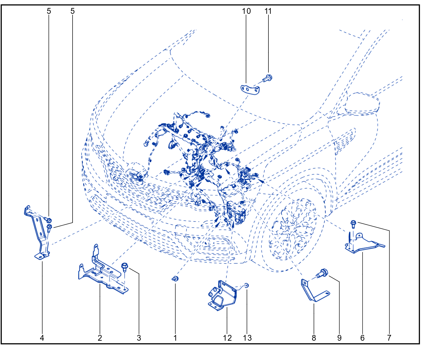 Wiring - Engine Components - 01086510