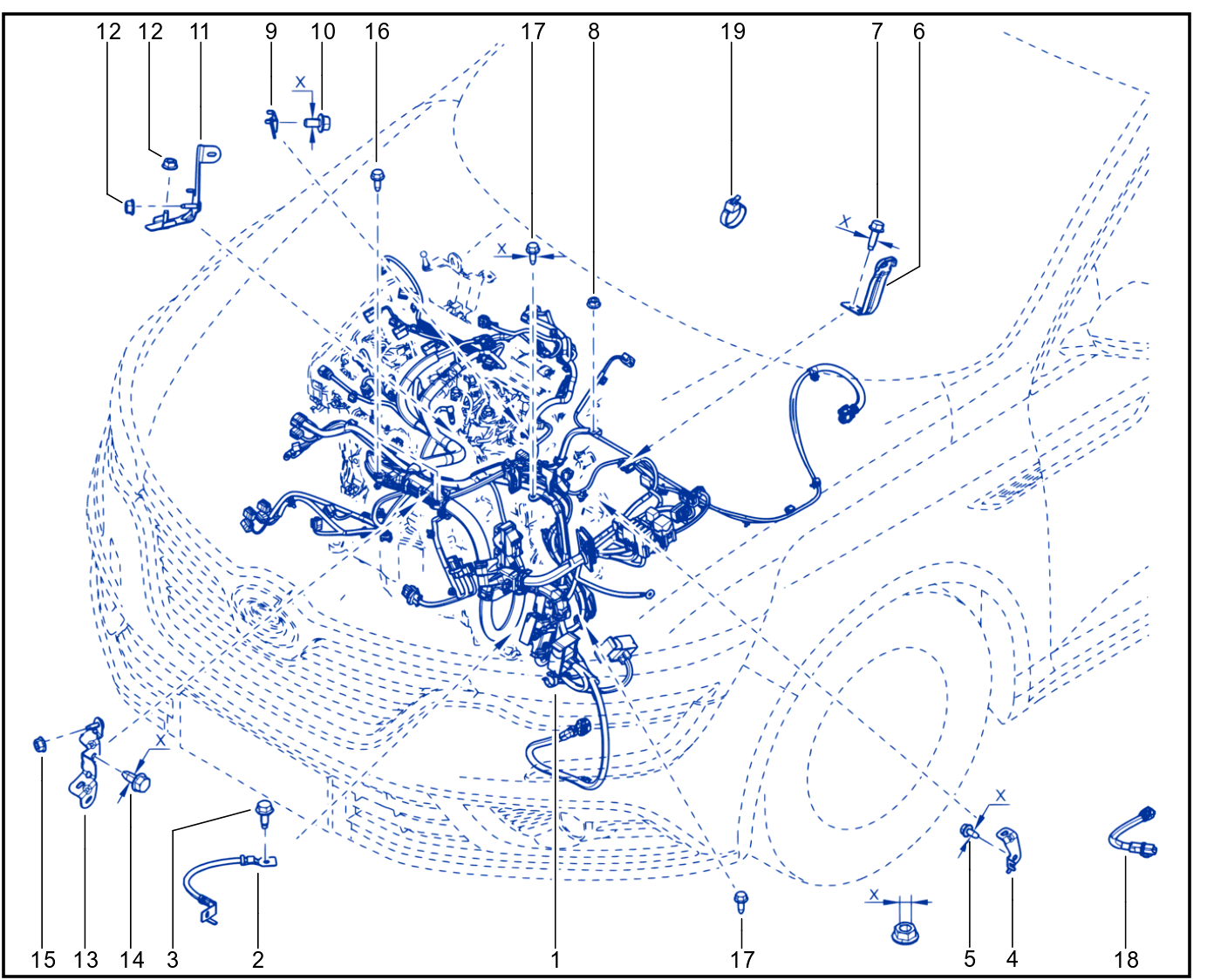 Wiring - Engine Components - 01086515