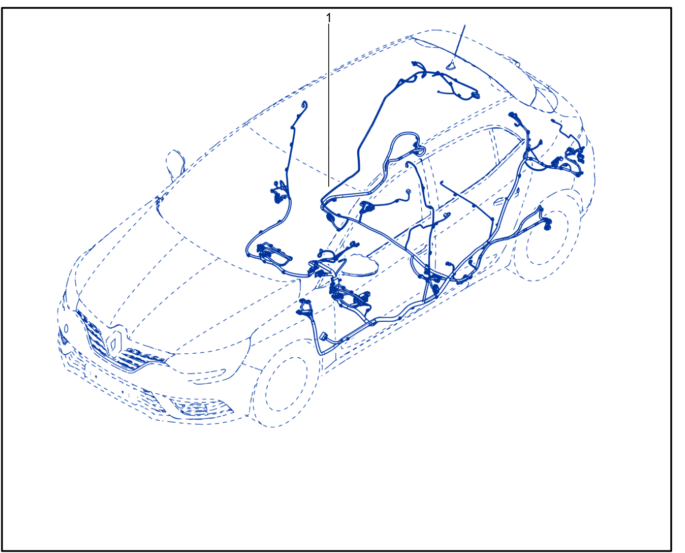 Wiring - Passenger Compartment Components - 01086629