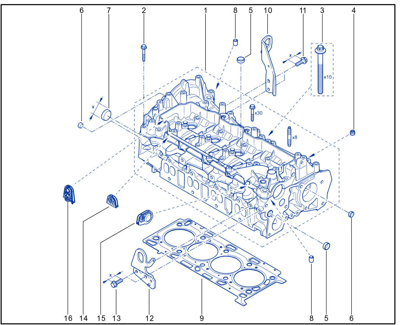 Cylinder Head - 01086704