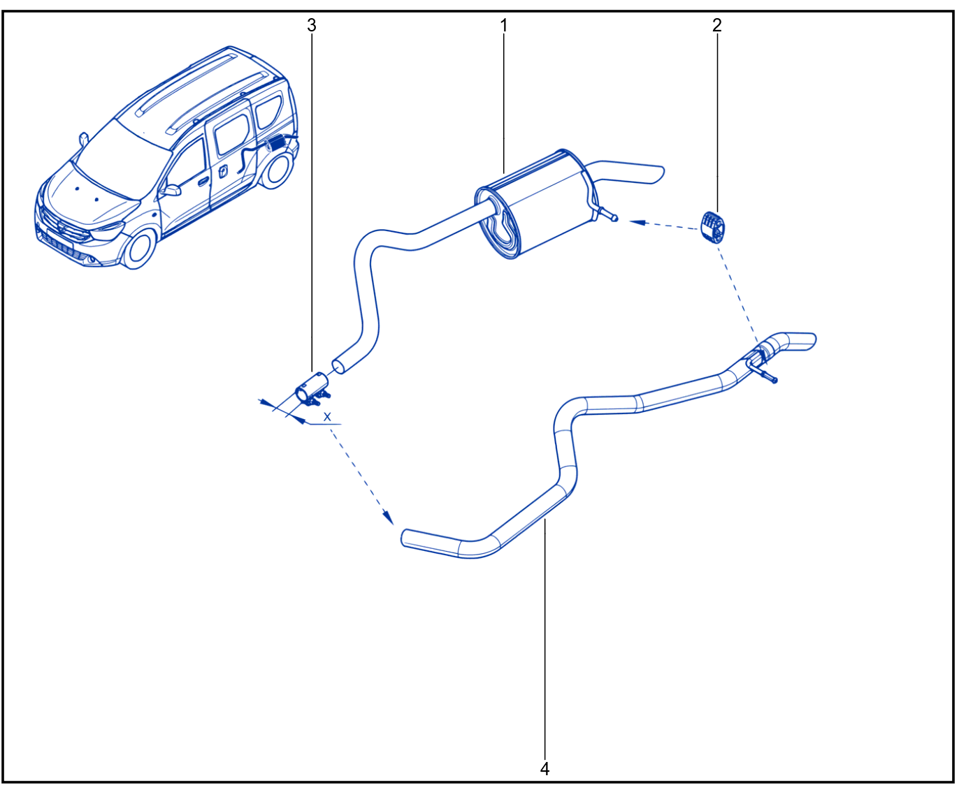 Exhaust Pipe - 01086730
