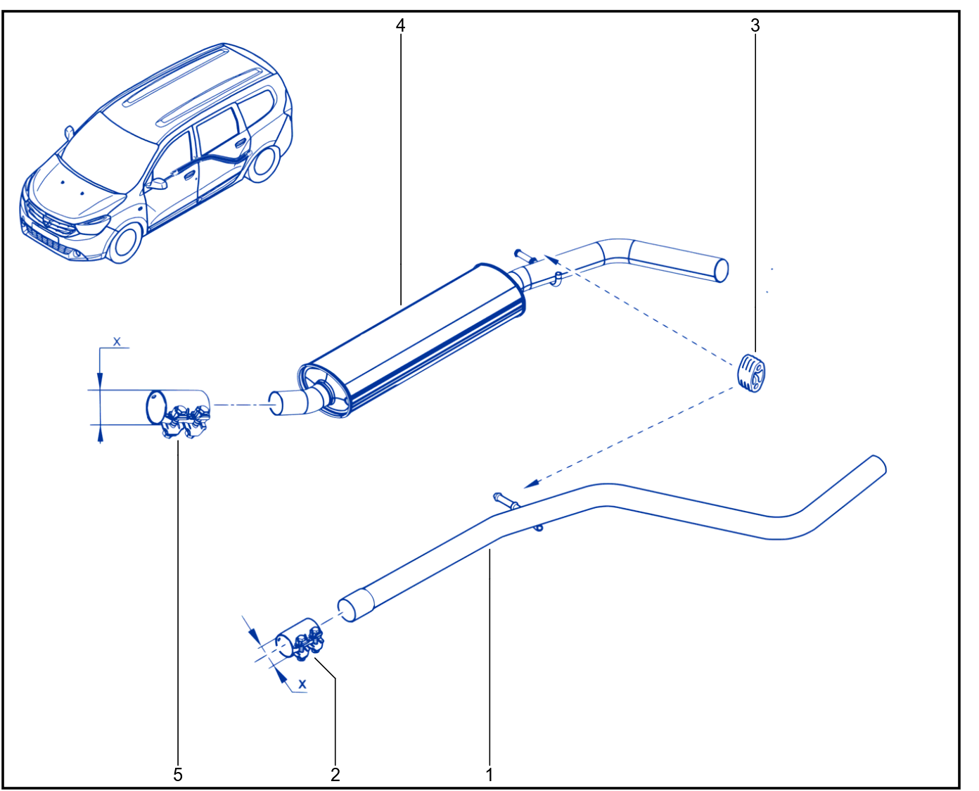 Exhaust Pipe - 01086732