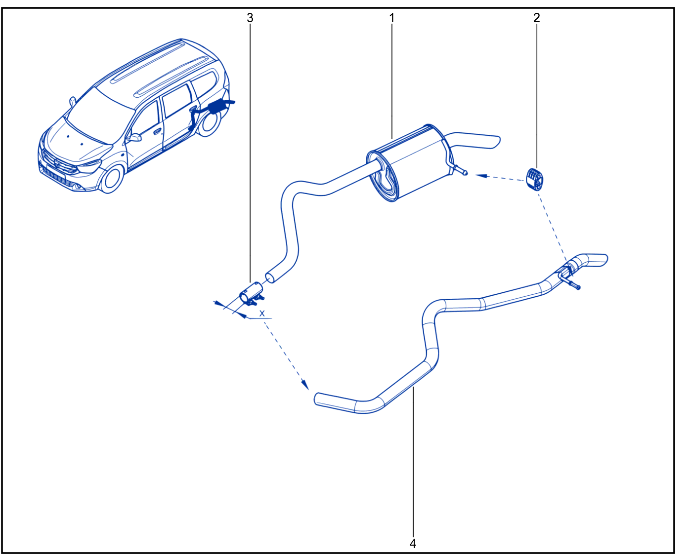 Exhaust Pipe - 01086735
