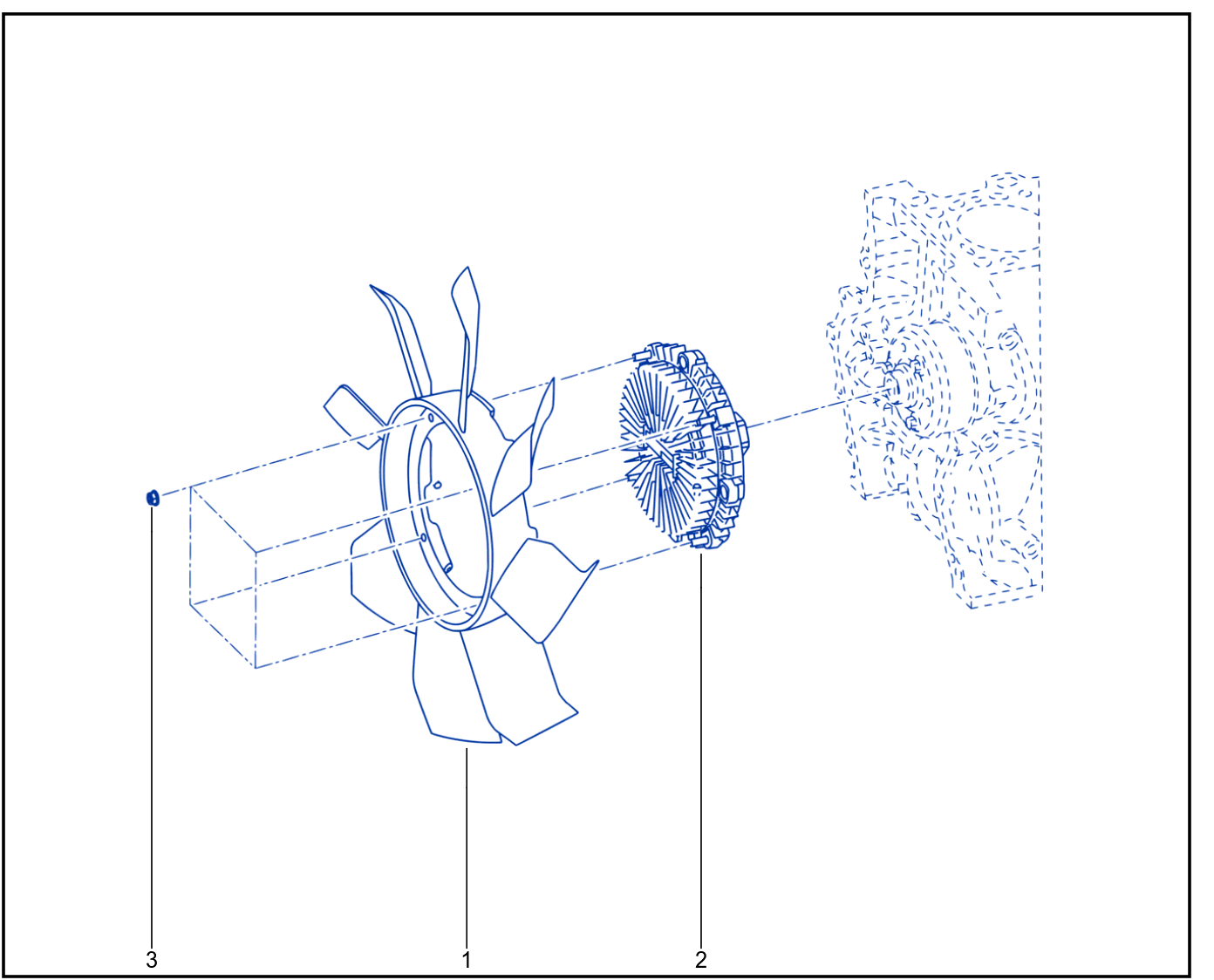 Radiator - Engine Cooling Fan - 01086801