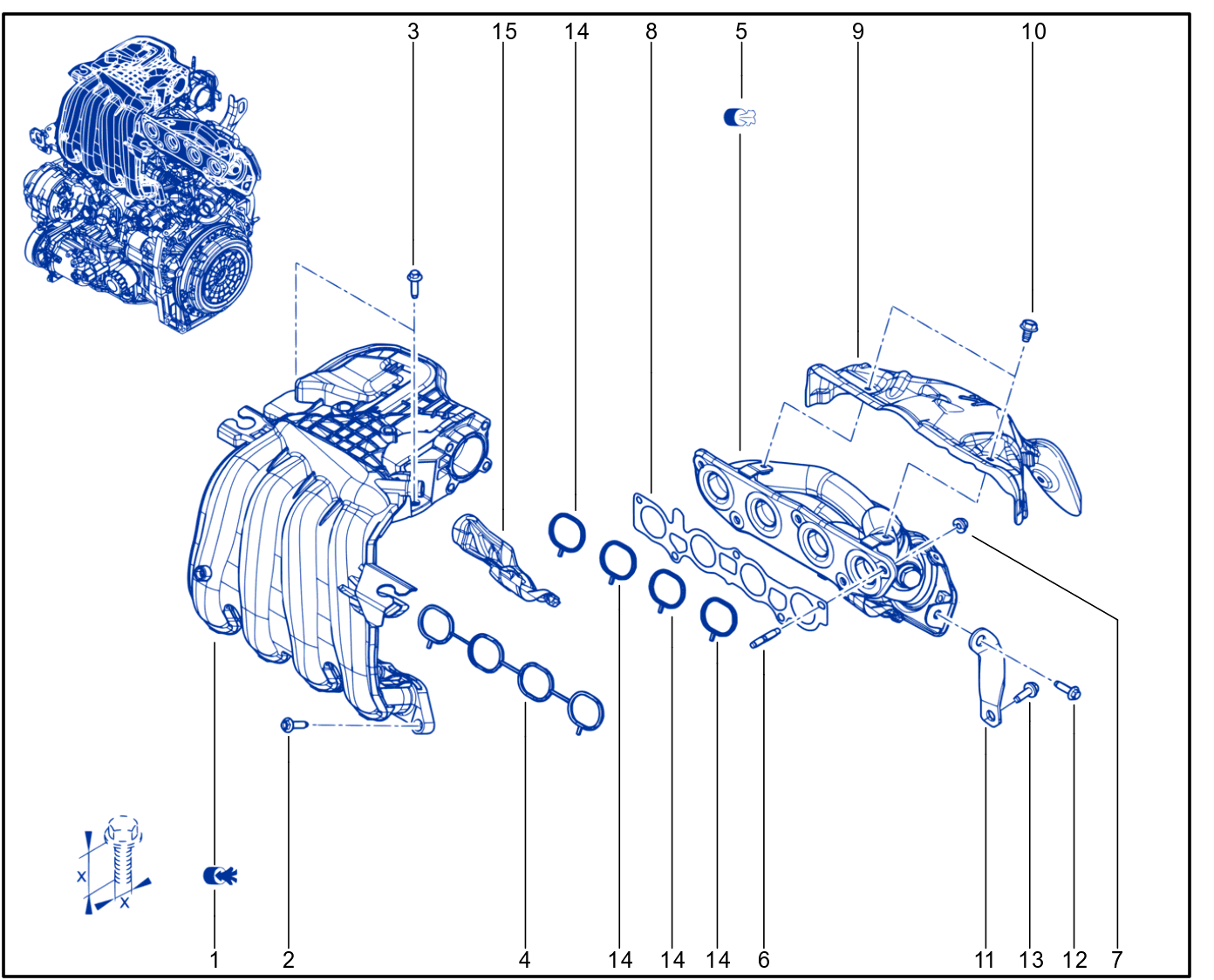 Exhaust Manifold - 01086833