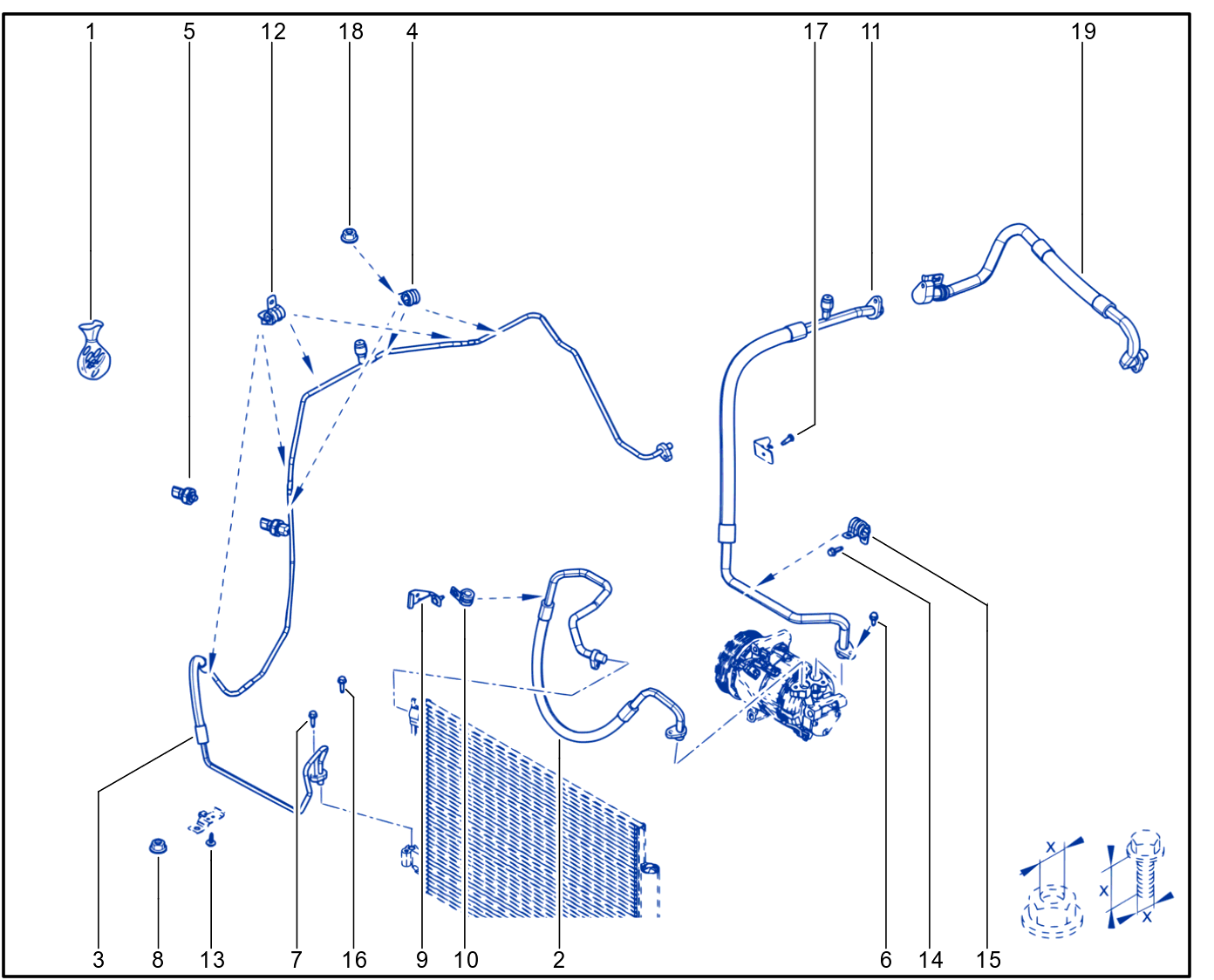 Main Air Conditioning Circuit - 01086839