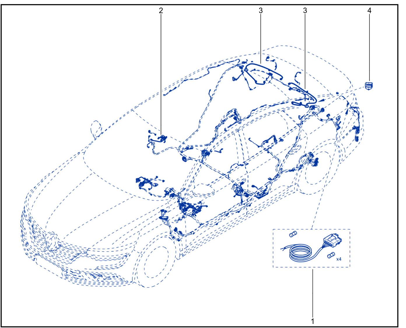 Wiring - Passenger Compartment Components - 01086972