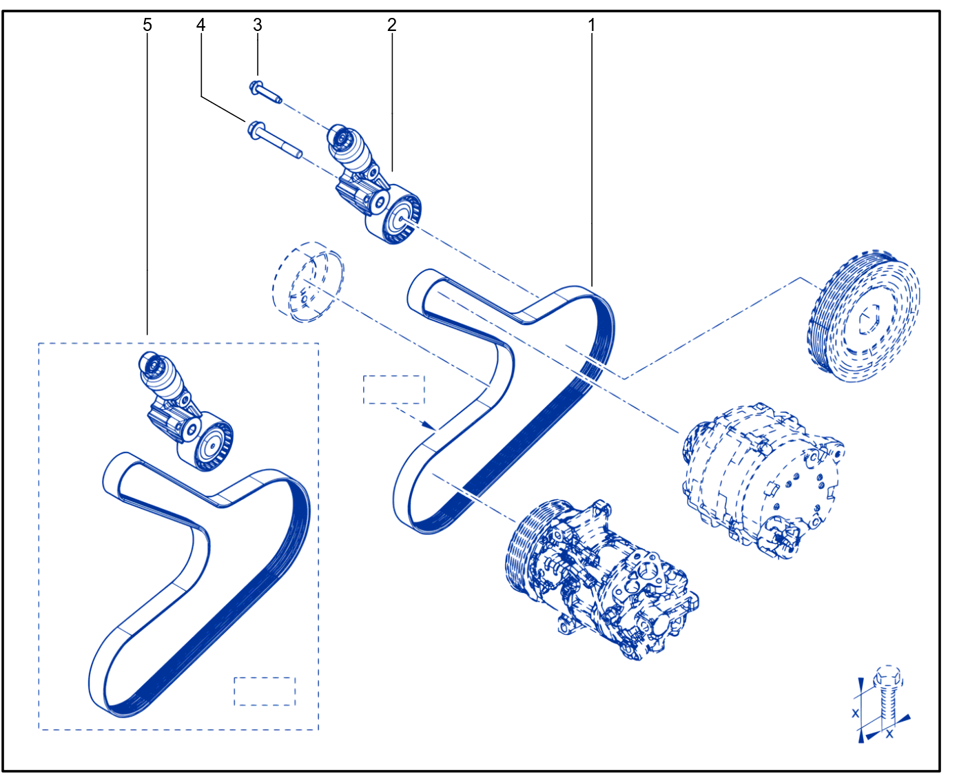 Tensioner - Belt - 01087051