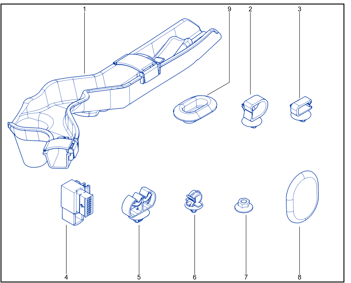 Wiring - Passenger Compartment Components - 01087124