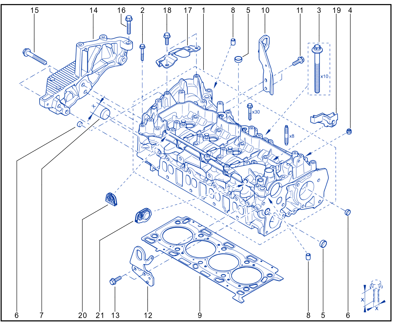 Cylinder Head - 01087163