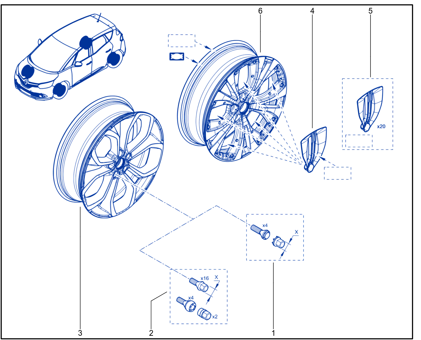 Wheel Nut - 01087243