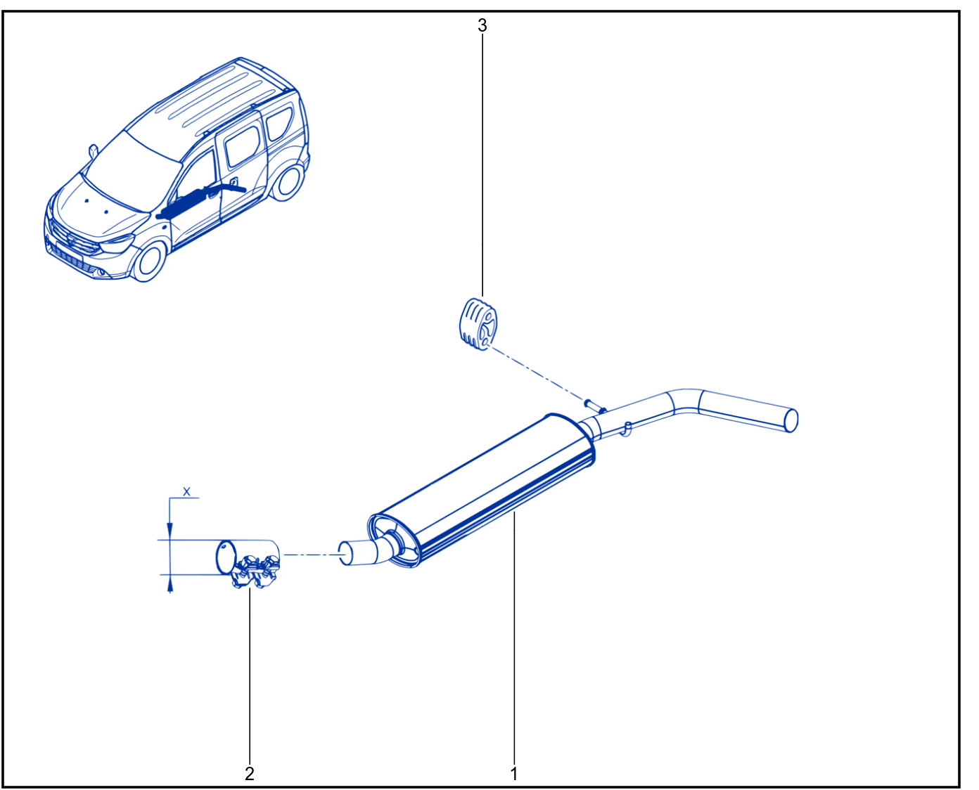 Exhaust Pipe - 01087328