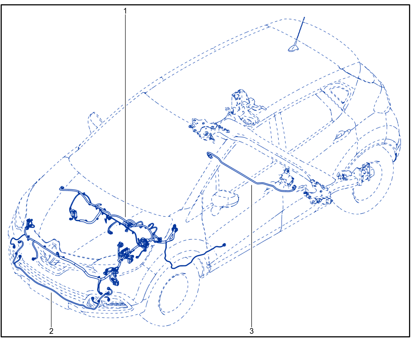 Wiring - Front End Panel Components - 01087399