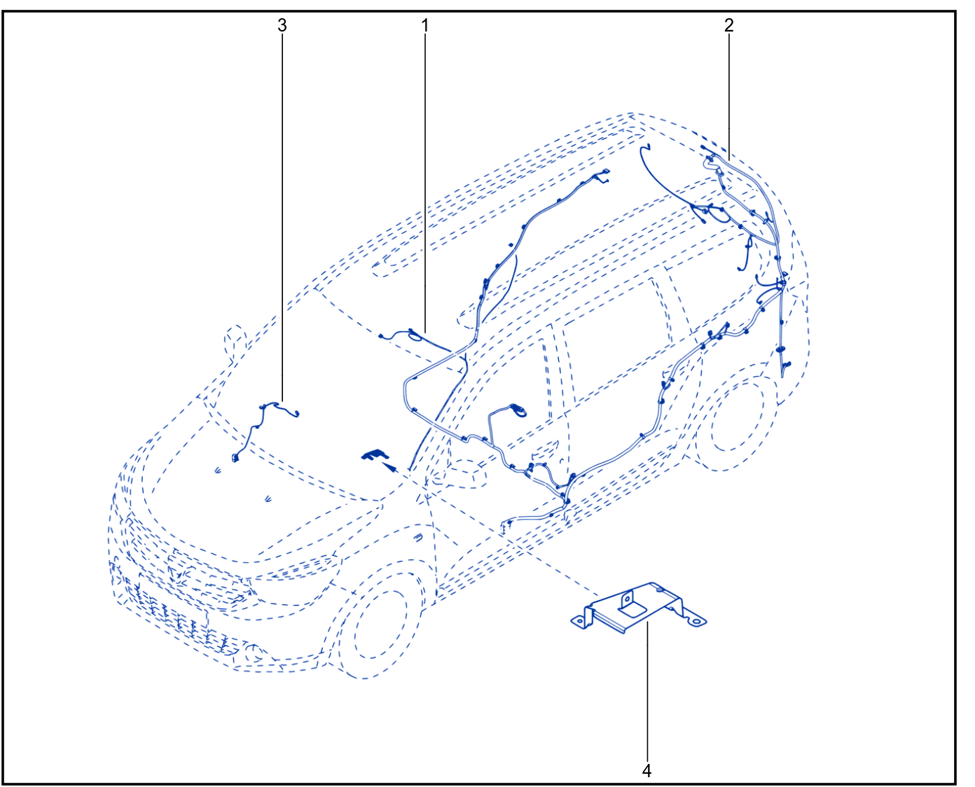 Wiring - Passenger Compartment Components - 01087423