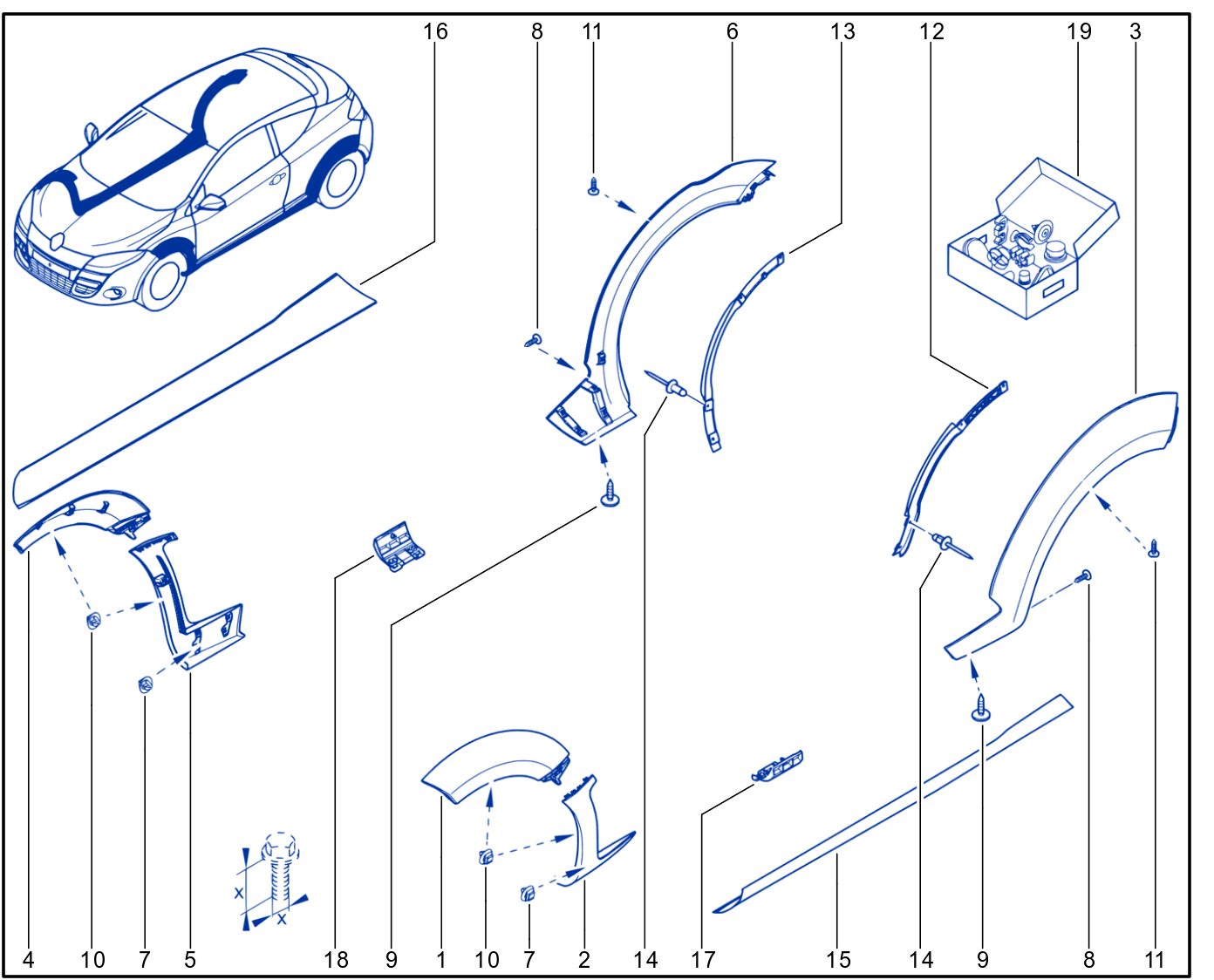 Aerodynamic Component - Side Step - 01087489