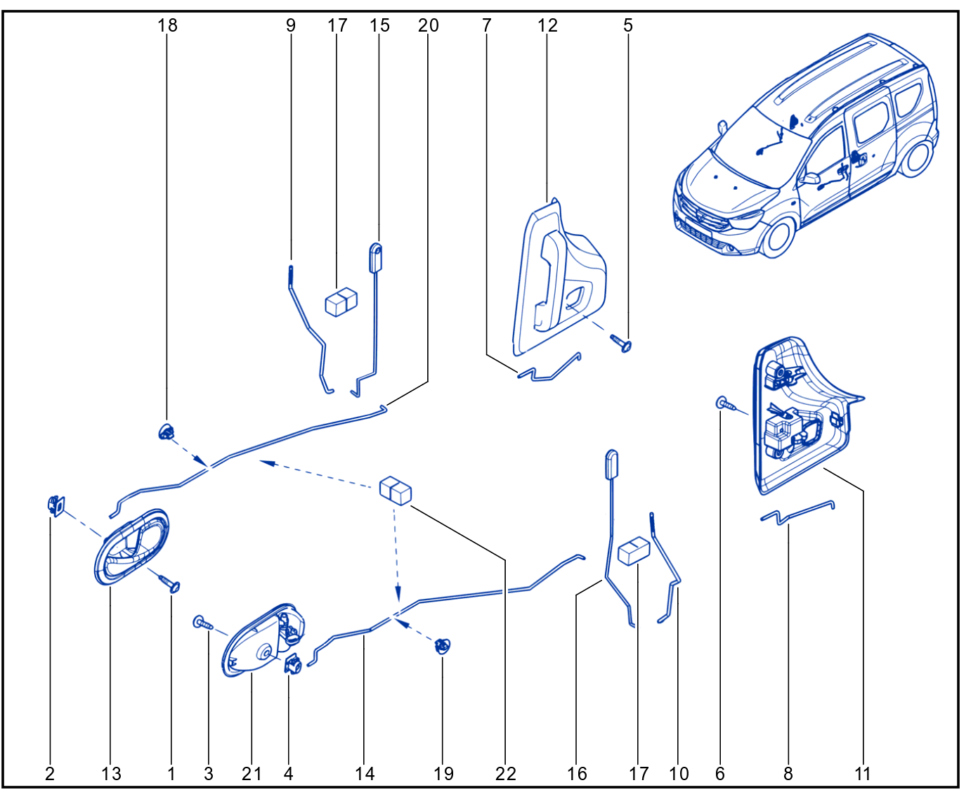 Internal Opening Element Control - 01087594